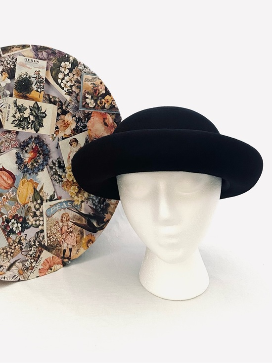 J. Crew Accessories - J. Crew Wool Bowler & Hat Box
